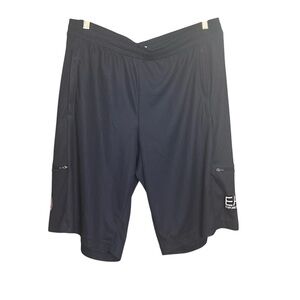 EA7 Emporio Armani Olimpia Milano Basketball Shorts SZ 3XL Navy Casual Lounge